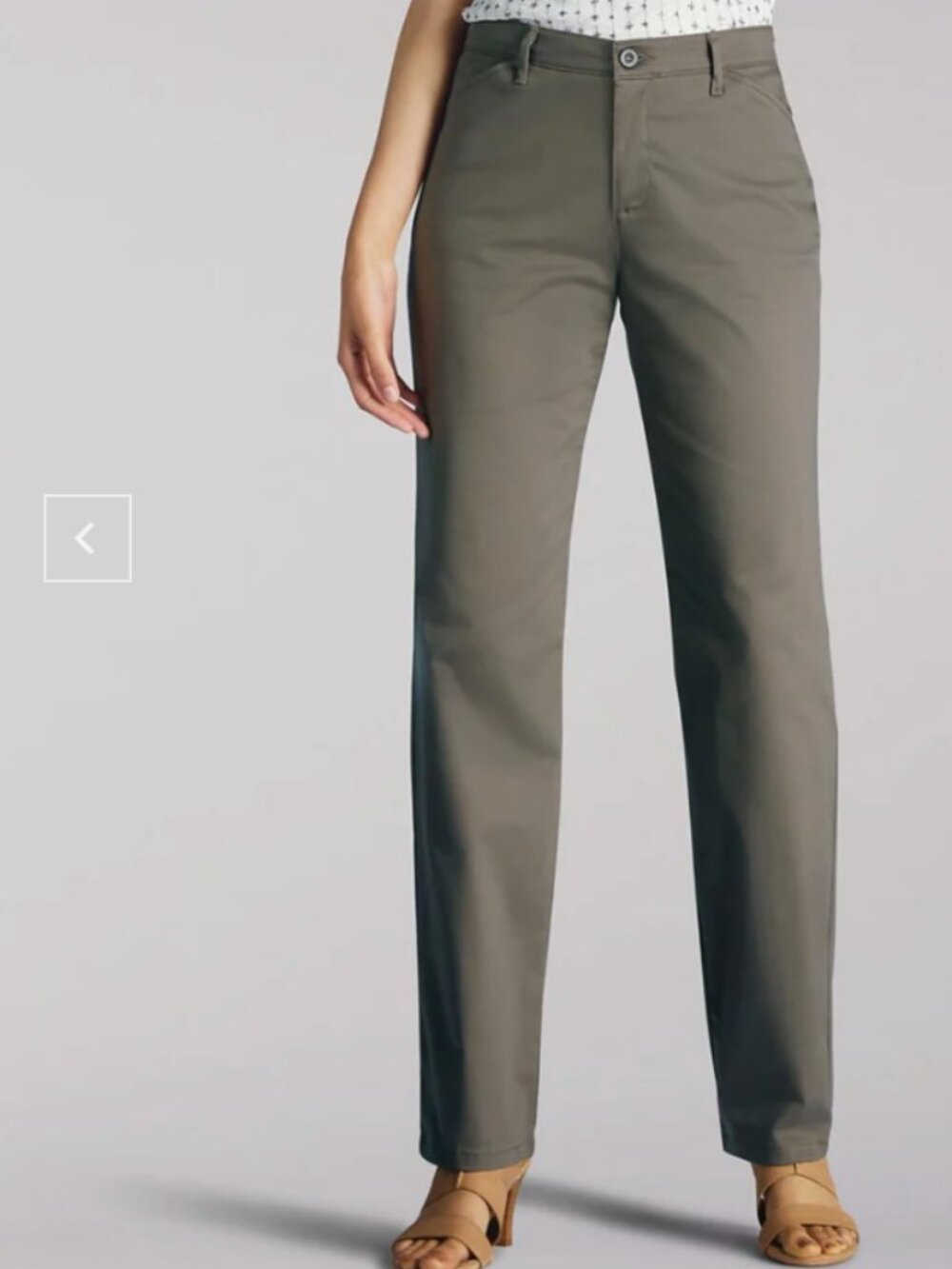 Lee Women's Relaxed Fit Straight Leg Pant All Day Work Pant